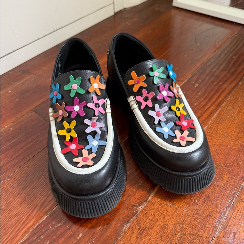 Charlotte Stone Floral Chelsea Loafers